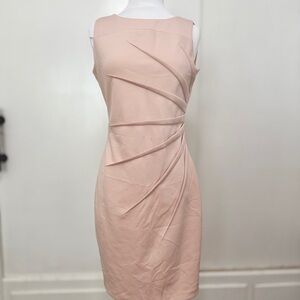 Calvin Klein Elegant Sleeveless Light Pink Dress 8P